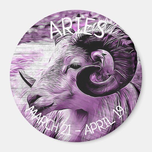 Horoscope Aries Magneet (Voorkant)