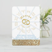 HOROSCOPE ~ Invitation d'anniversaire - Cancer (Debout devant)