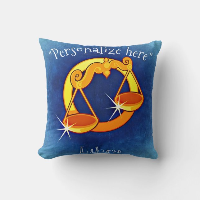 Horoscope Libra Oreiller décoratif (Recto)