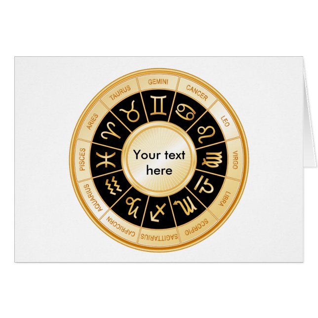 Horoscope Mandala (Devant Horizontal)