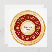 Horoscope Mandala Kaart (Voorkant / Achterkant)