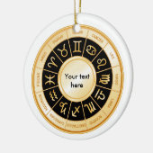 Horoscope Mandala Keramisch Ornament (Links)