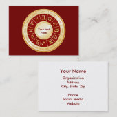 Horoscope Mandala Visitekaartje (Voorkant / Achterkant)