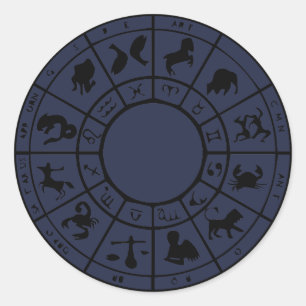 horoscope moderne zodiac astrologie or autocollant