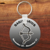 Horoscope Sign Sagittarius Sleutelhanger (Voorkant)