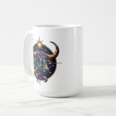 Horoscope Sign Taurus Zodiac Astrology Koffiemok (Voorkant links)