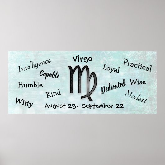Horoscope Virgo Poster (Voorkant)