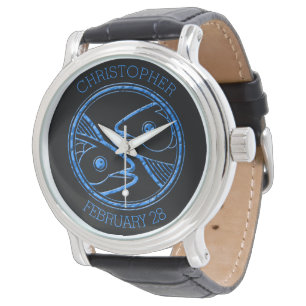 Horoscope Zodiac Sign Pisces Horloge