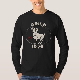 Horoscope Zodiac Sign Ram Aries 1979 T-shirt