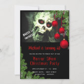 HORREUR Invitation de la fête de Noël Mort Zombies (Devant)