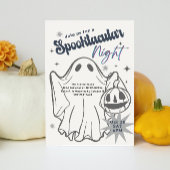 Horreur nuit mignonne Halloween invitations fêtes