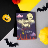 Horreur nuit mignonne Halloween invitations fêtes