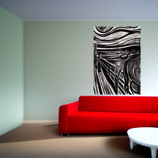 Horreur sur le pont | AI Art Poster