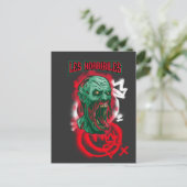 Horribiles Halloween Monster Briefkaart (Staand voorkant)