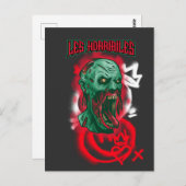 Horribiles Halloween Monster Briefkaart (Voorkant / Achterkant)
