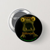 Horrible Monster Halloween Button (Voorkant /achterkant)