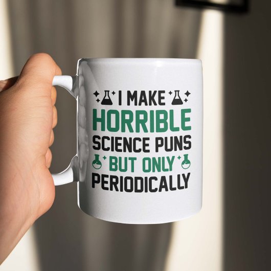 Horrible Science Puns Koffiemok