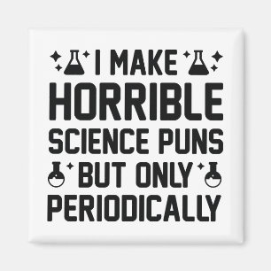 Horrible Science Puns Magneet