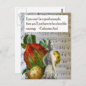 Horrible Warning Briefkaart (Voorkant / Achterkant)