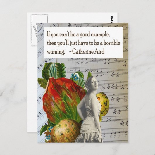 Horrible Warning Briefkaart (Voorkant / Achterkant)