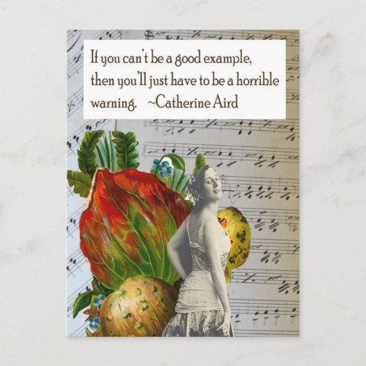 Horrible Warning Briefkaart (Voorkant)