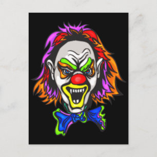 Horrid Evil Clown Briefkaart