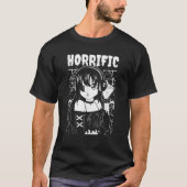 Horrific Anime Kawaii Gothic Esthetic Darkwave Em T-shirt (Voorkant)