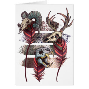 Horror Animal Curse Skelethuid