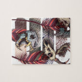 Horror Animal Curse Skelethuid Legpuzzel (Horizontaal)