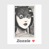 Horror anime girl  sticker (Vel)