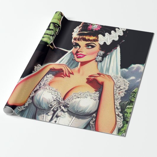  Horror Bride Cadeaupapier (Uitgerold)