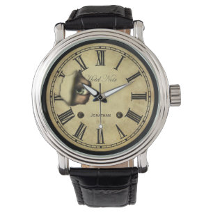 Horror Clock Face gepersonaliseerd Horloge