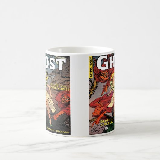 Horror  Comic Book Design Coffee Mok Cup (Center)