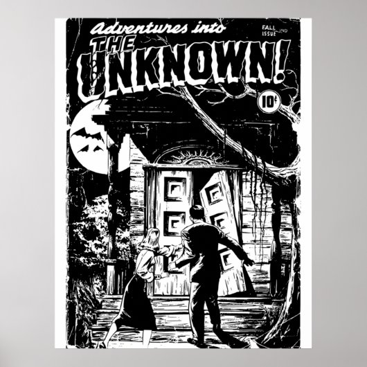 Horror Comic Book Hoesje Retro Volume 001 Poster (Voorkant)