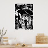 Horror Comic Book Hoesje Retro Volume 001 Poster (Keuken)