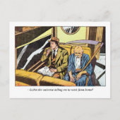 Horror Comic Panel met de Reaper Briefkaart (Voorkant)