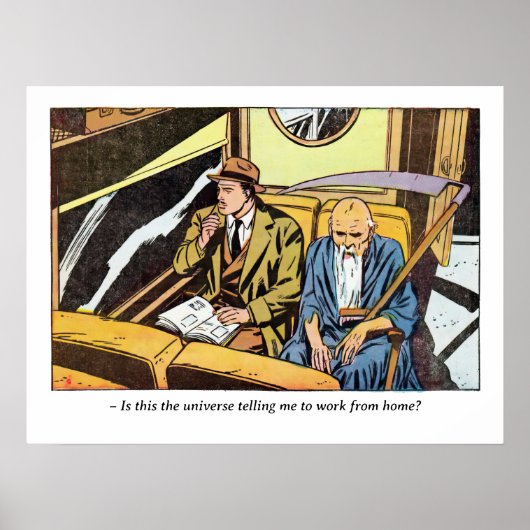  Horror Comic Panel met de Reaper Poster (Voorkant)