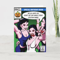 Horror Comic Style Verjaardag