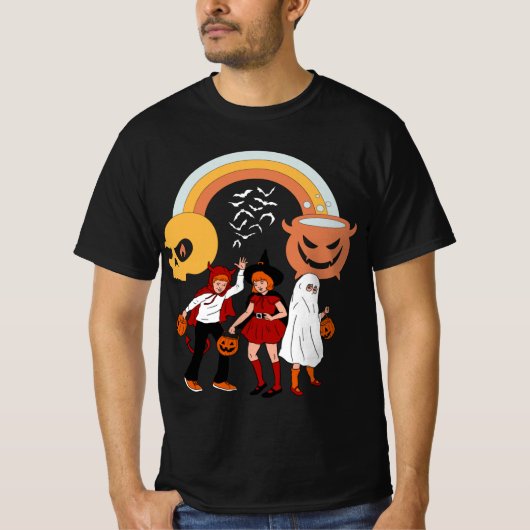  Horror Comic Trick or treat T-shirt (Voorkant)