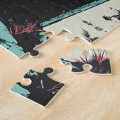 Horror Comic Zombie Graveyard Legpuzzel (Zijkant)