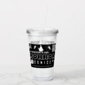 HORROR Comics Tumbler Acryl Drinkbeker (Achterkant)
