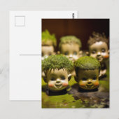 Horror Creepy Dollhead Gross Briefkaart (Voorkant / Achterkant)