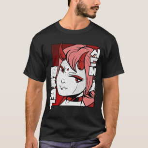 Horror Duivel Meisje Goth Eboy Egirl Harajuku Esth T-shirt