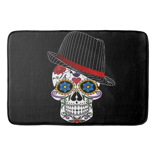 Horror Elegant Skull Badmat (Voorkant)