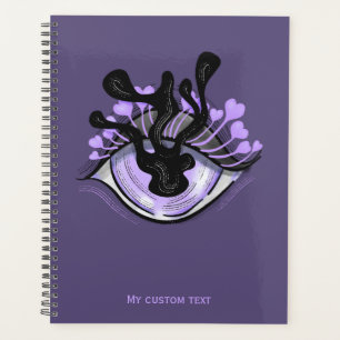 Horror Eye Gothic Creepy Rare Paarse Planner