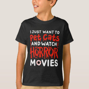 Horror-film die ik alleen maar wil eten en haar be t-shirt