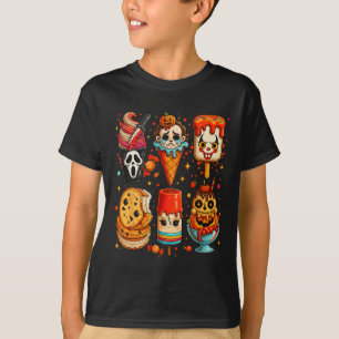 Horror Film Zomer Popsicle Halloween Ice Cream S T-shirt