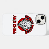Horror films en Chill Case-Mate iPhone Case (Achterkant (horizontaal))