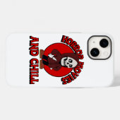 Horror films en Chill Case-Mate iPhone Case (Achterkant (horizontaal))