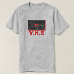 Horror-films - V.H.S Red T-shirt